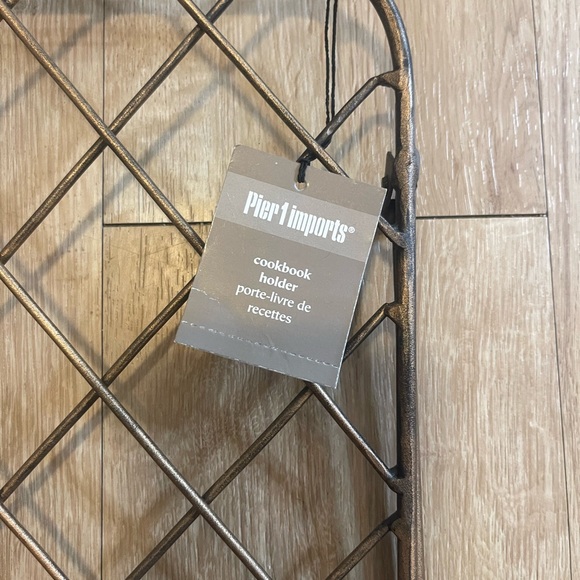 Pier 1 Imports Cookbook Magazine Holder - Picture 2 of 5